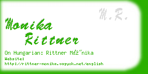 monika rittner business card